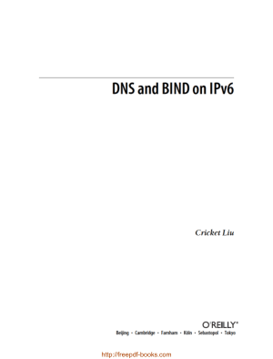 DNS and BIND on IPv6 – Networking Book