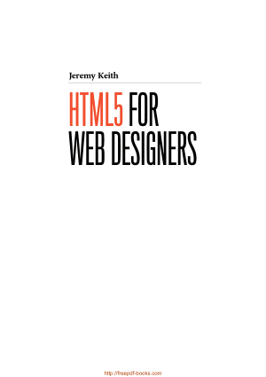 Free Download PDF Books, HTML5 for Web Designers