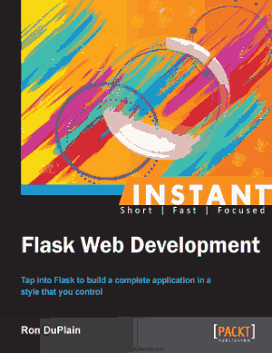 Instant Flask Web Development Book TOC – Free Books Download PDF