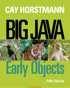 Free Download PDF Books, Big Java Early Objects 5th Edition Book 2018 Year