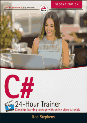 C# 24 Hour Trainer 2nd Edition Book 2018 year