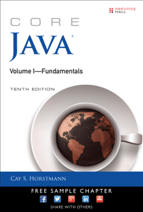 Free Download PDF Books, Core Java Volume-I Fundamentals Tenth Edition Book of 2016