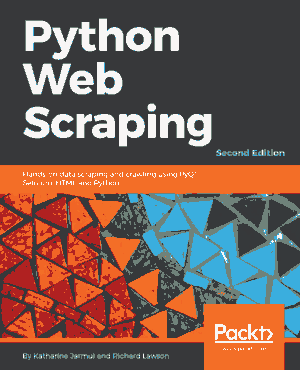 Python Web Scraping Second Edition Book of 2017