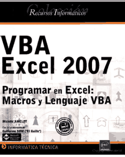 Free Download PDF Books, VBA Excel 2007