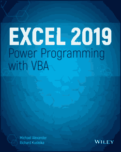 Free Download PDF Books, Excel 2019 Power Programming with VBA