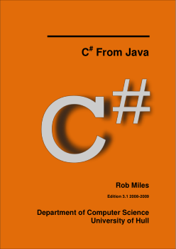 C-sharp From Java