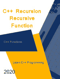 Free Download PDF Books, C++ Recursion Recursive Function _ C++ Functions