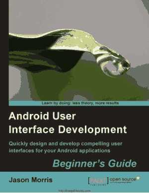 Free Download PDF Books, Android User Interface Development Beginners Guide