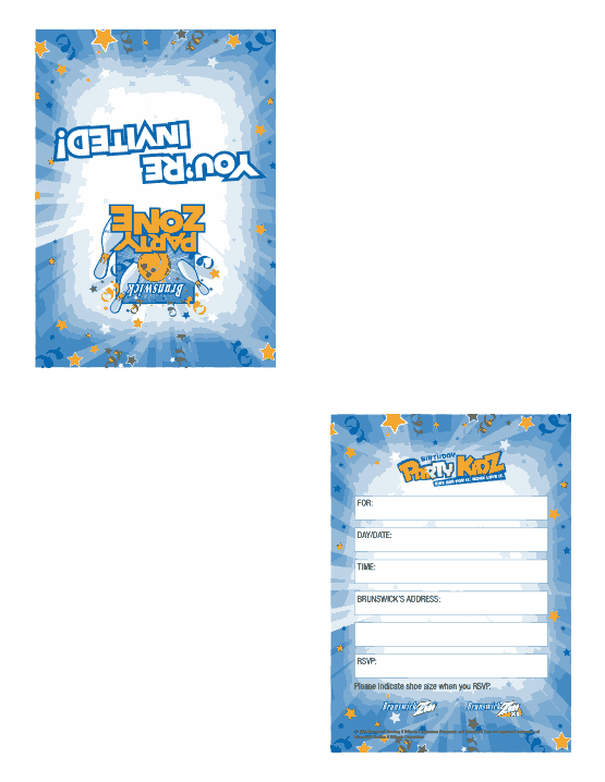 Free Download PDF Books, Party Kids Birthday Party Invitation Template Word | PDF