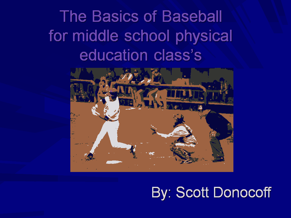 Free Download PDF Books, Basics Of Baseball Powerpoint Presentation Template PPT