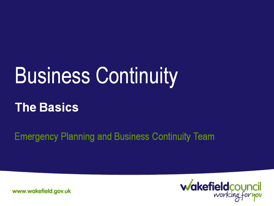 Business Continuity Powerpoint Presentation Template PPT