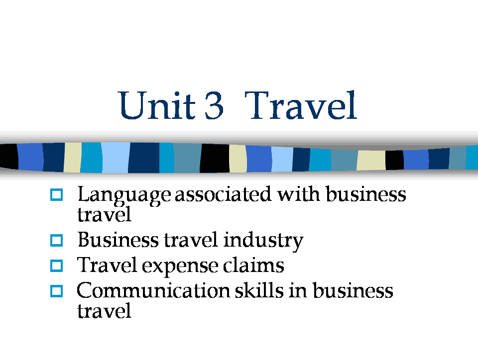 Business Travel and Tourism Powerpoint Presentation Template PPT