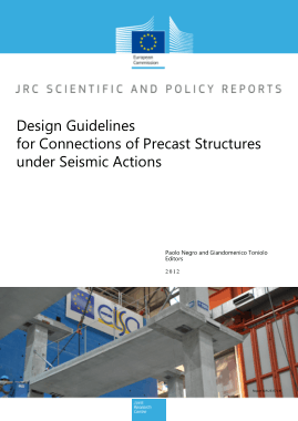 Design Guidelines for Connections of Precast Structures under Seismic Actions