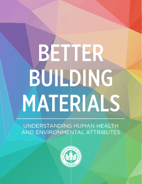 Better Building Materials Guide
