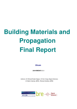 Free Download PDF Books, Building Materials and Propagation