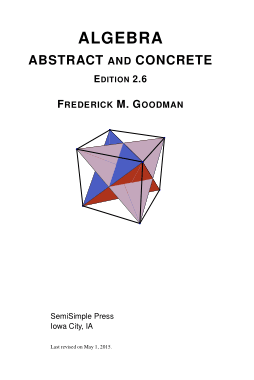 Algebra Abstract and Concrete Edition 2.6