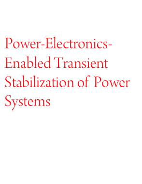 Power Electronics Enabled Transient Stabilization of Power Systems