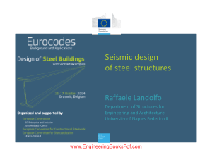 Seismic Design Of Steel Structures