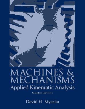 Free Download PDF Books, Machines and Mechanisms Applied Kinematic Analysis 4th Edition