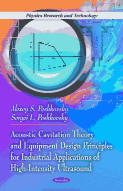 Free Download PDF Books, Acoustic Cavitation Theory and Equipment Design Principles for Industrial Applications