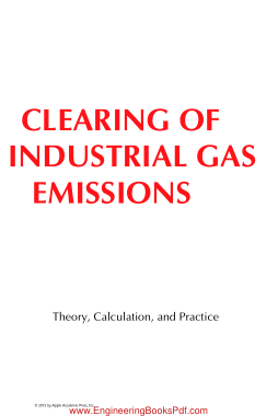 Clearing of Industrial Gas Emissions Theory Calculation and Practice