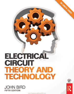 Free Download PDF Books, Electrical Circuit Theory and Technology Fifth edition