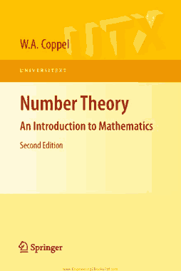 Number Theory an Introduction to Mathematics Second Edition