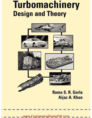 Free Download PDF Books, Turbomachinery Design and Theory