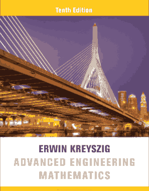 Advanced Engineering Mathematics10th Edition