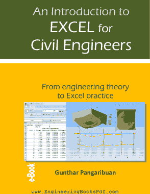 Free Download PDF Books, Introduction to Excel for Civil Engineers