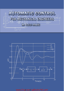 Free Download PDF Books, Automatic Control for Mechanical Engineers