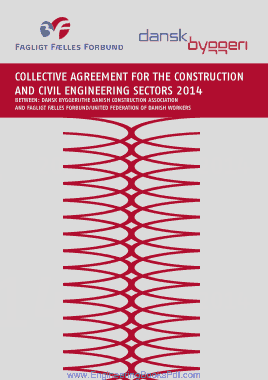 Collective Agreement for the Construction and Civil Engineering Sectors