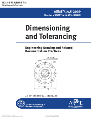 Dimensioning and Tolerancing Engineering Drawing and Related Documentation Practices