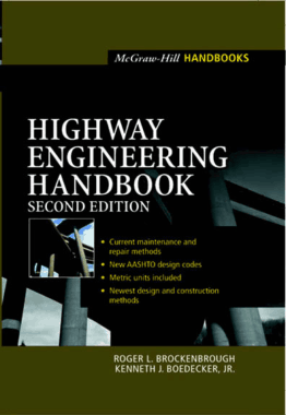 Free Download PDF Books, Highway Engineering Handbook 2nd Edition