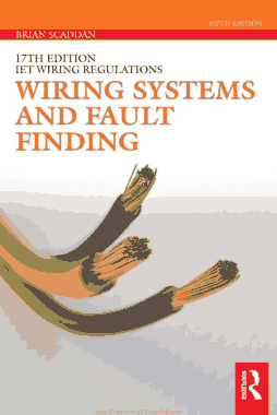 17th IET Wiring Regulations Wiring Systems and Fault Finding For Installation Electricians 5th Edition