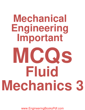 Mechanical Engineering Important MCQ Fluid Mechanic 3