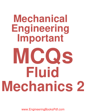 Mechanical Engineering Important MCQs Fluid Mechanics 2