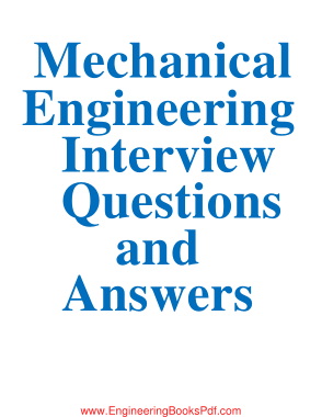 Mechanical Engineering Interview Questions With Answers