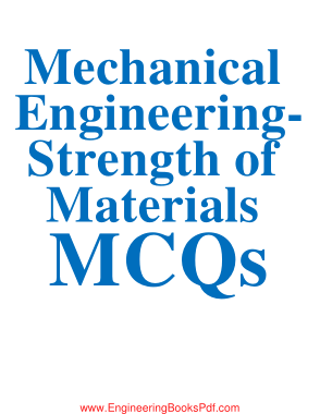 Mechanical Engineering Strength of Materials MCQs