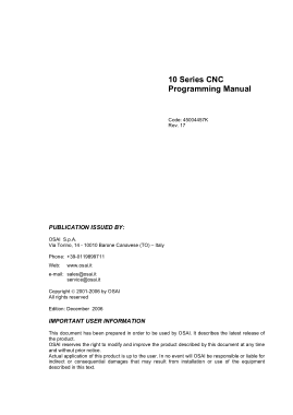 10 Series CNC Programming Manual TechnoCNC Router Software
