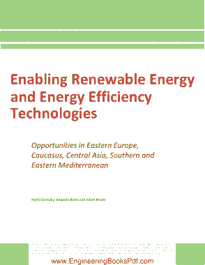 Enabling Renewable Energy and Energy Efficiency Technologies