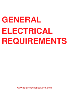 General Electrical Requirements