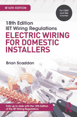 IET Wiring Regulations Electric Wiring for Domestic Installers 16th Edition