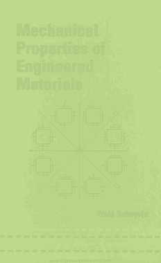 Free Download PDF Books, Mechanical Properties of Engineered Materials