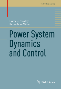 Free Download PDF Books, Power System Dynamics and Control