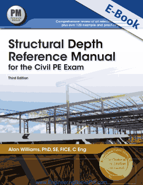 Free Download PDF Books, Structural Depth Reference Manual for the Civil PE Exam Third Edition Alan Williams