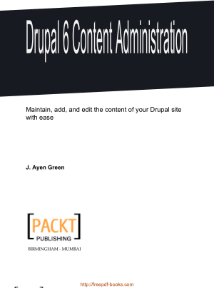 Free Download PDF Books, Drupal 6 Content Administration