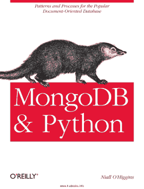 MongoDB and Python Patterns and processes for the popular document oriented database