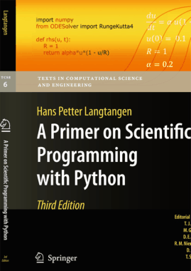 Free Download PDF Books, A Primer On Scientific Programming With Python 3rd Edition