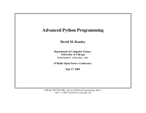 Free Download PDF Books, Advanced Python Programming